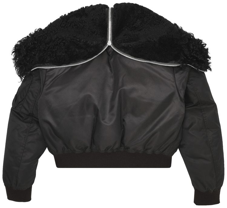 Bottega Veneta Shearling Blouson Jacket Fondant