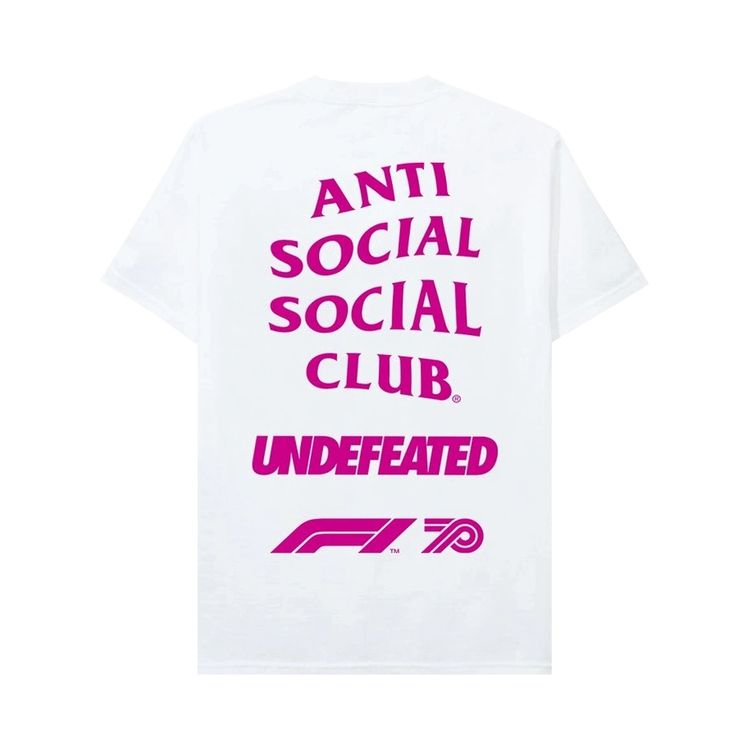 Anti Social Social Club x UNDFTD x F1 Tee White