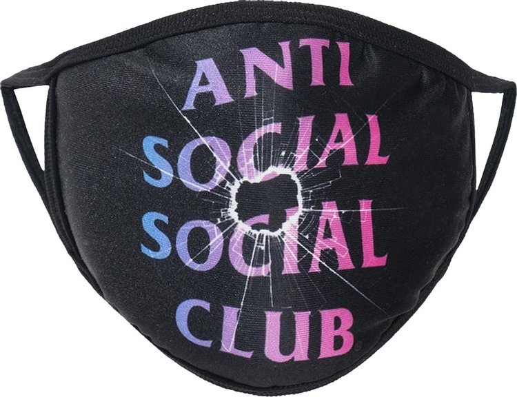 Anti Social Social Club Tongue Tied Mask 'Black'