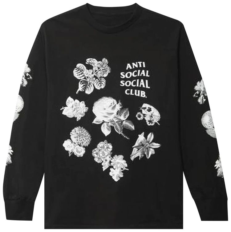 Anti Social Social Club Strange Arrangements Long Sleeve Tee Black