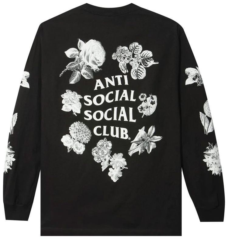 Anti Social Social Club Strange Arrangements Long Sleeve Tee Black