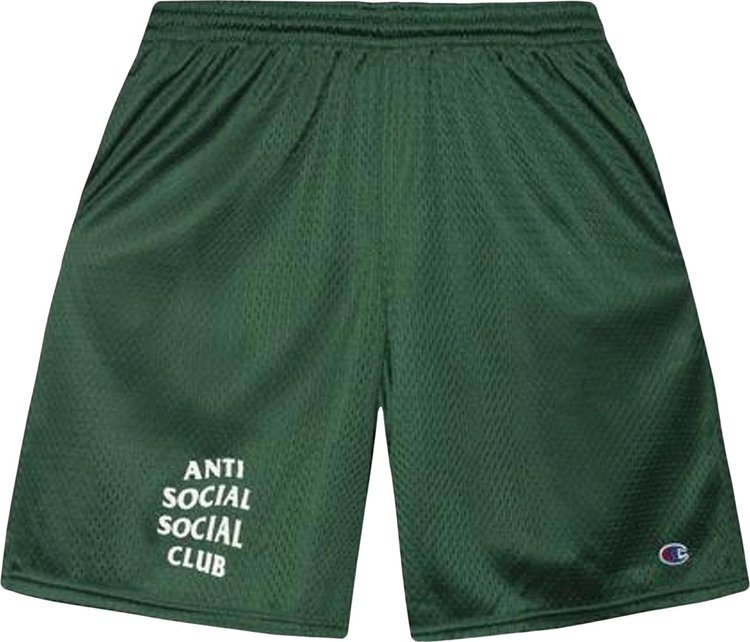Anti Social Social Club Sports Shorts 'Green'