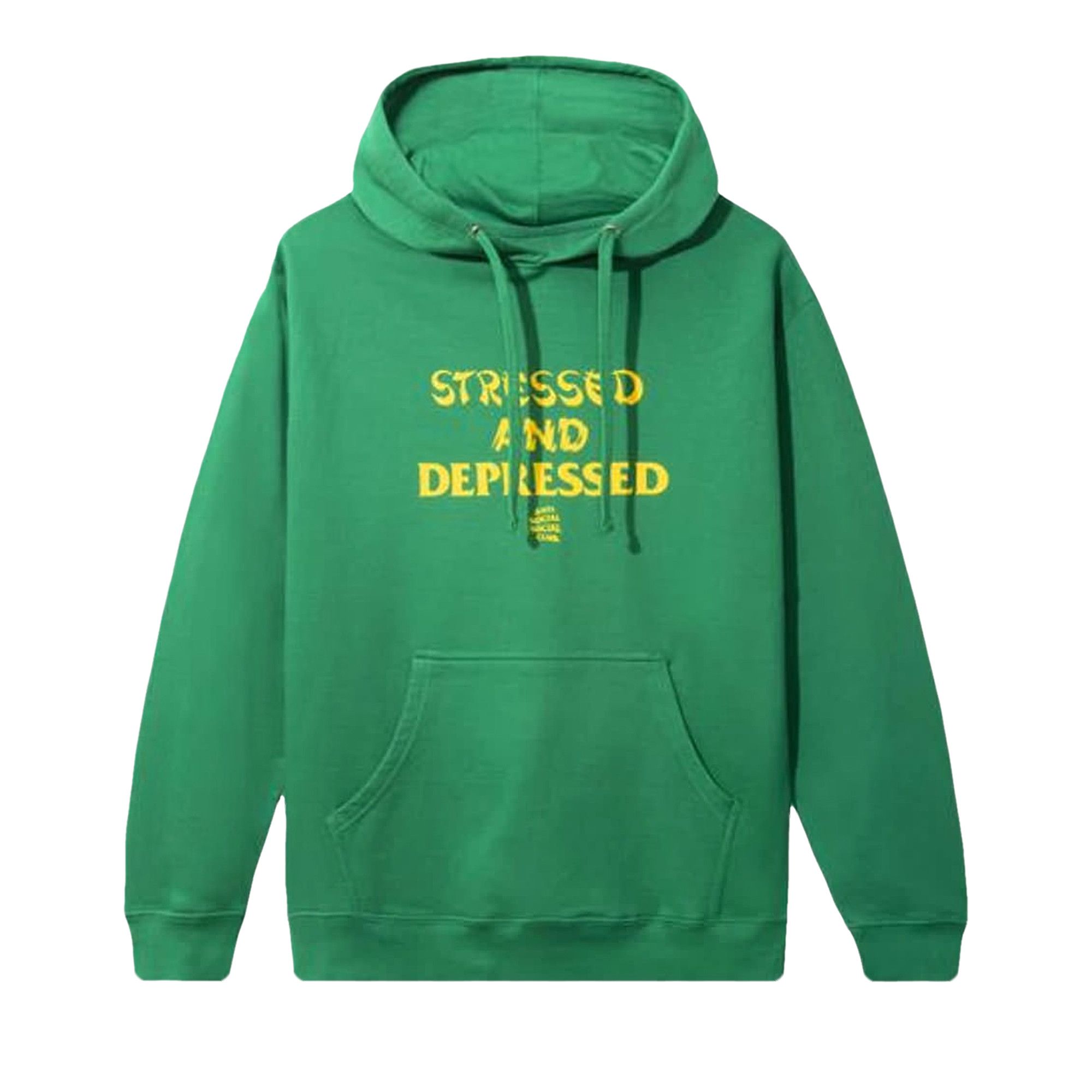 Green anti social discount social club hoodie
