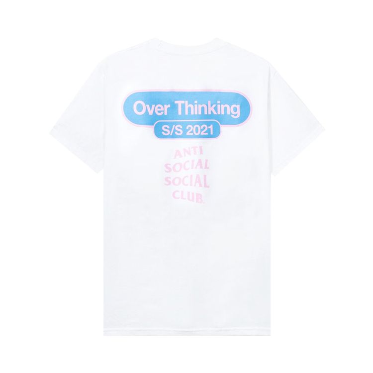Anti Social Social Club Over Thinking 21 Tee White