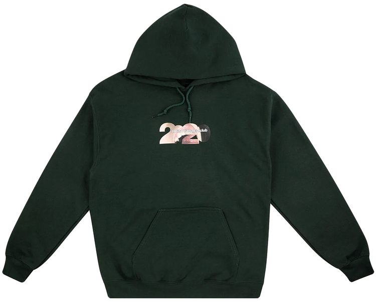 Anti Social Social Club Mouth Hoodie Green