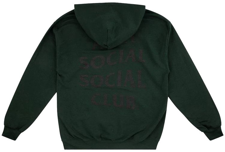 Anti Social Social Club Mouth Hoodie Green