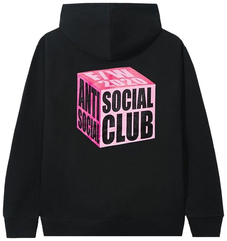 Anti Social Social Club I Wish I Was Wrong Hoodie Black