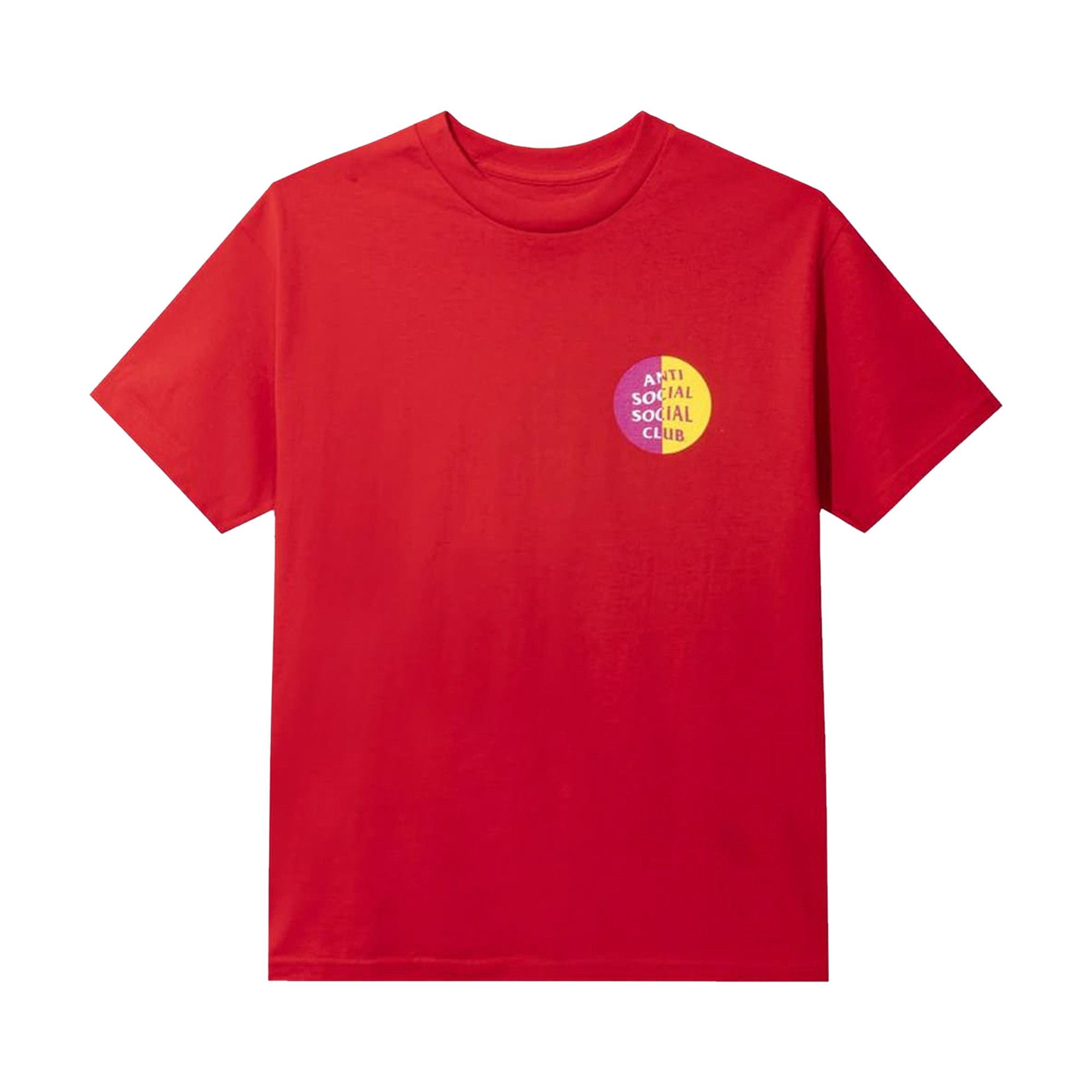 Anti social social club red shop t shirt