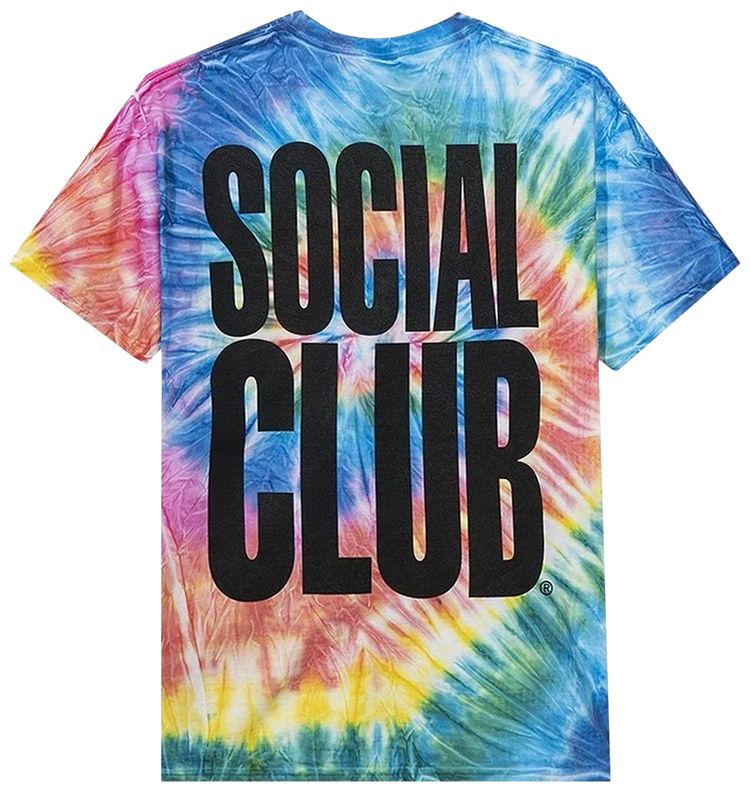 Anti Social Social Club Heatwave Tee Rainbow Tie Dye