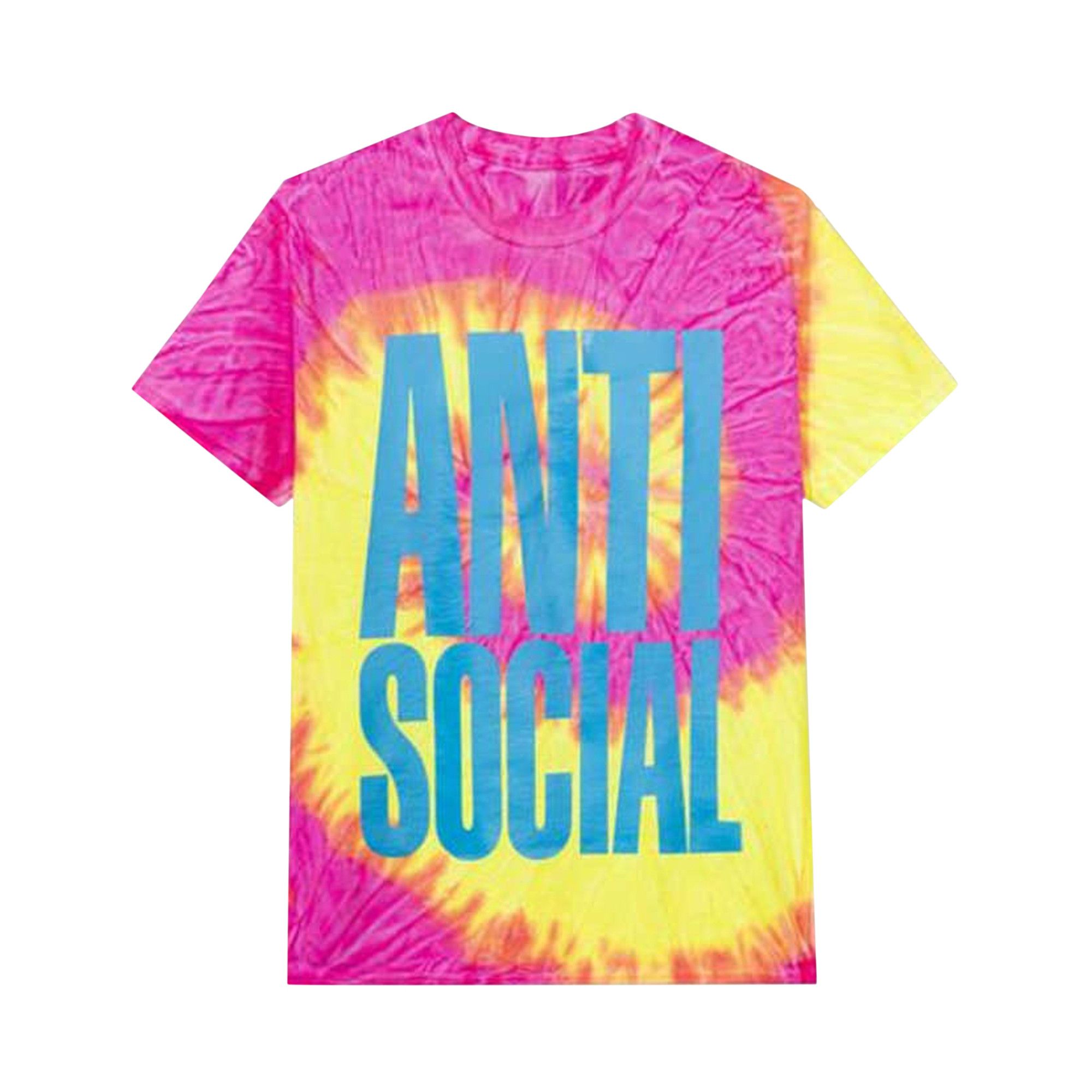 Buy Anti Social Social Club Heatwave Tee Pink Tie Dye 0657