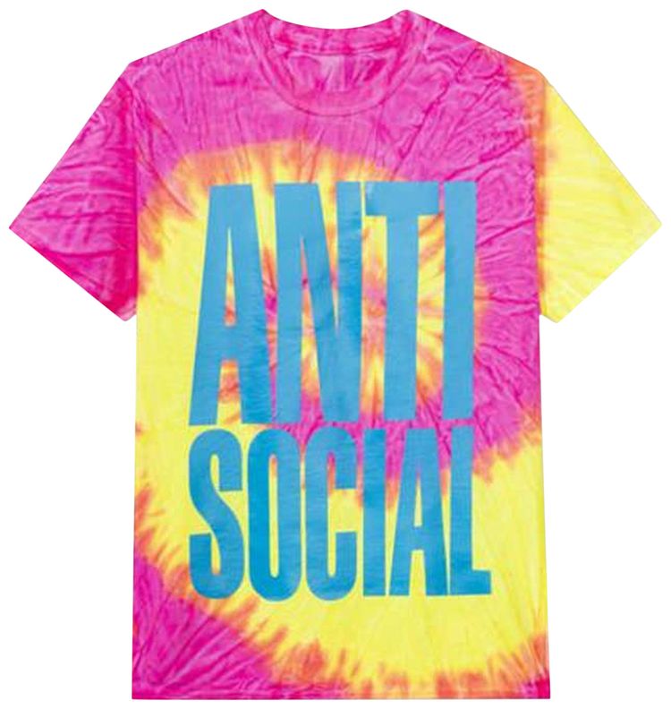 anti social tie dye shirt
