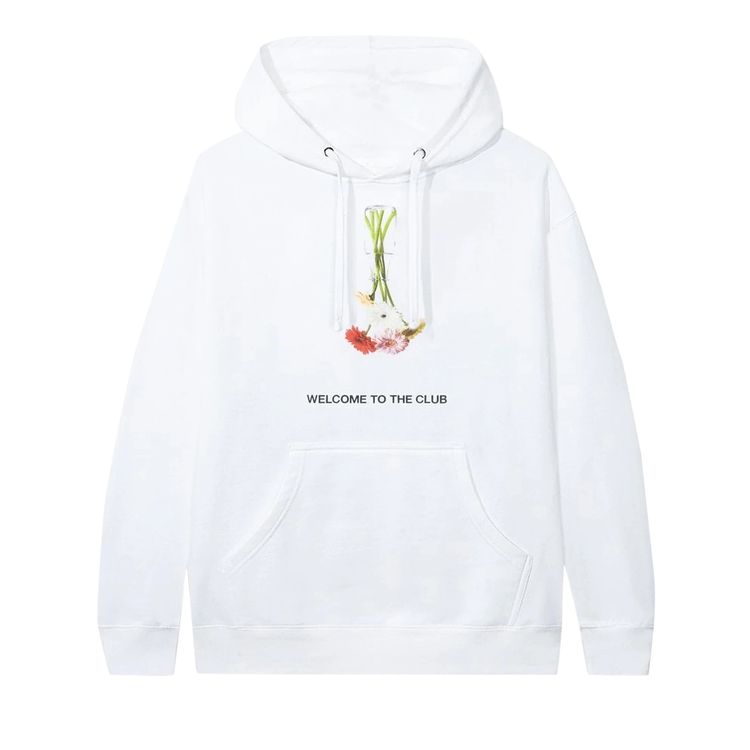 Anti Social Social Club Hello Goodbye Hoodie White