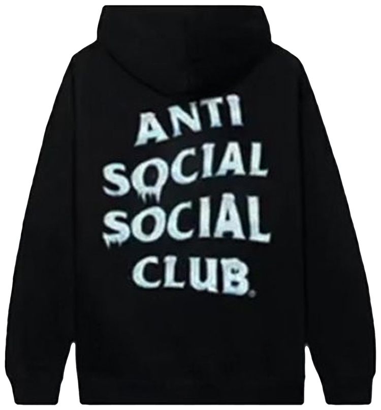 Anti Social Social Club Cold Sweats Hoodie Black