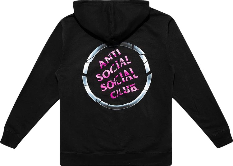 Anti Social Social Club Brake Check Hoodie Black