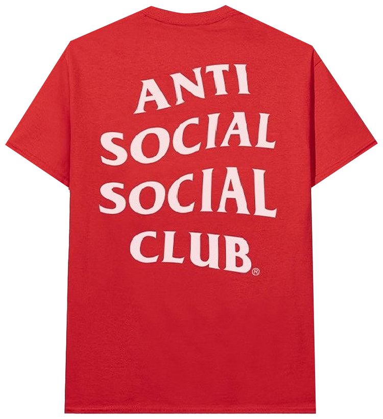Anti Social Social Club Add Me Tee Red