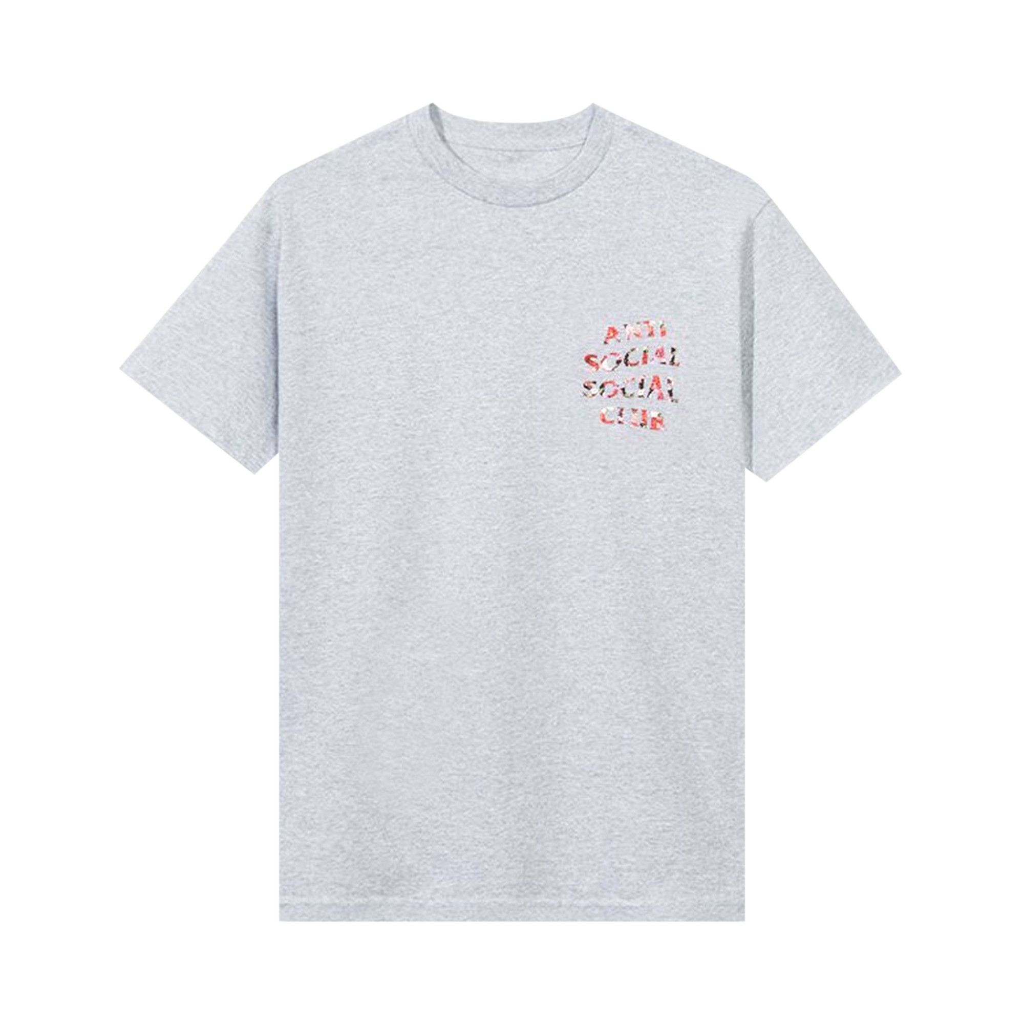 Buy Anti Social Social Club Bed Tee 'Grey' - 0657