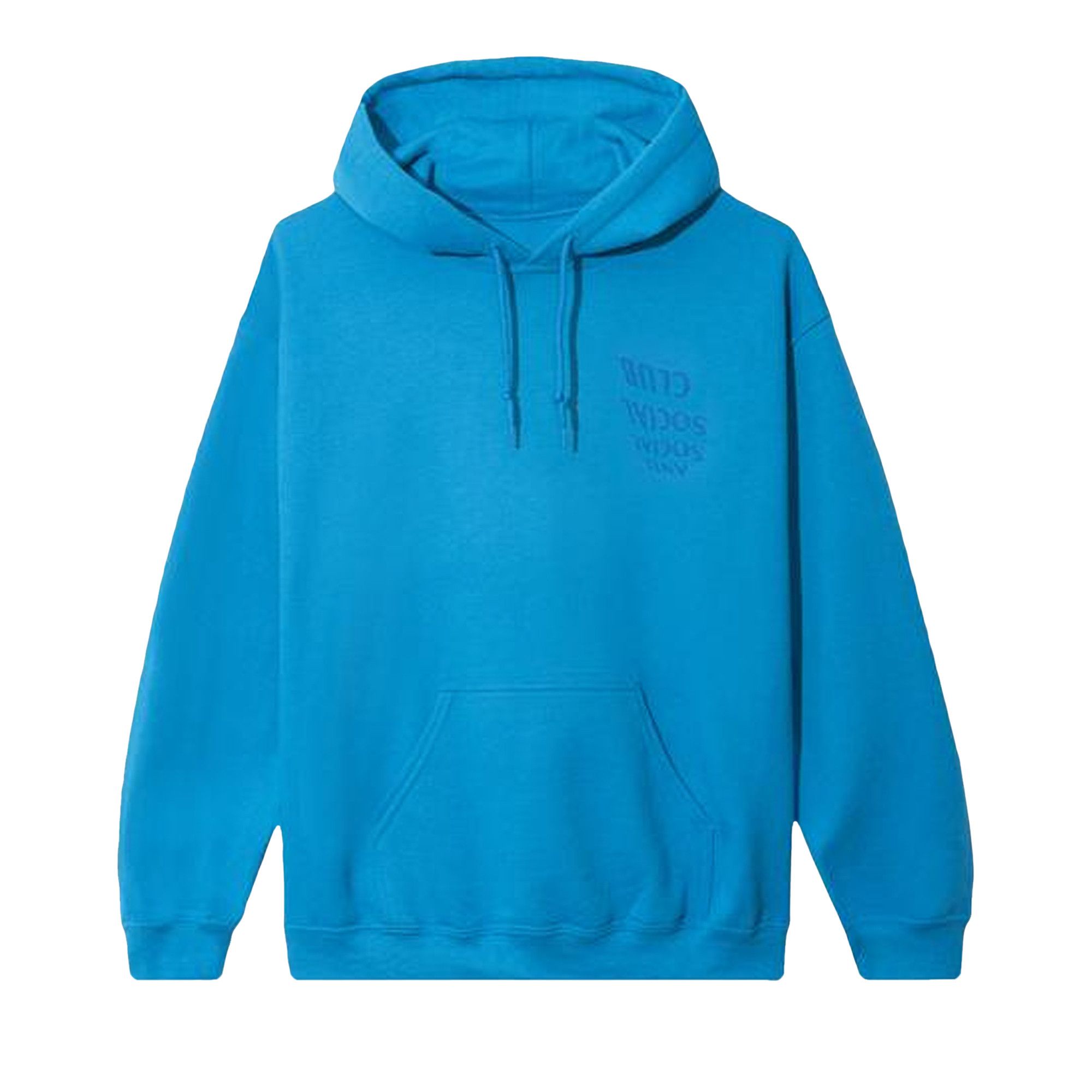 Anti social social club light blue hoodie hot sale