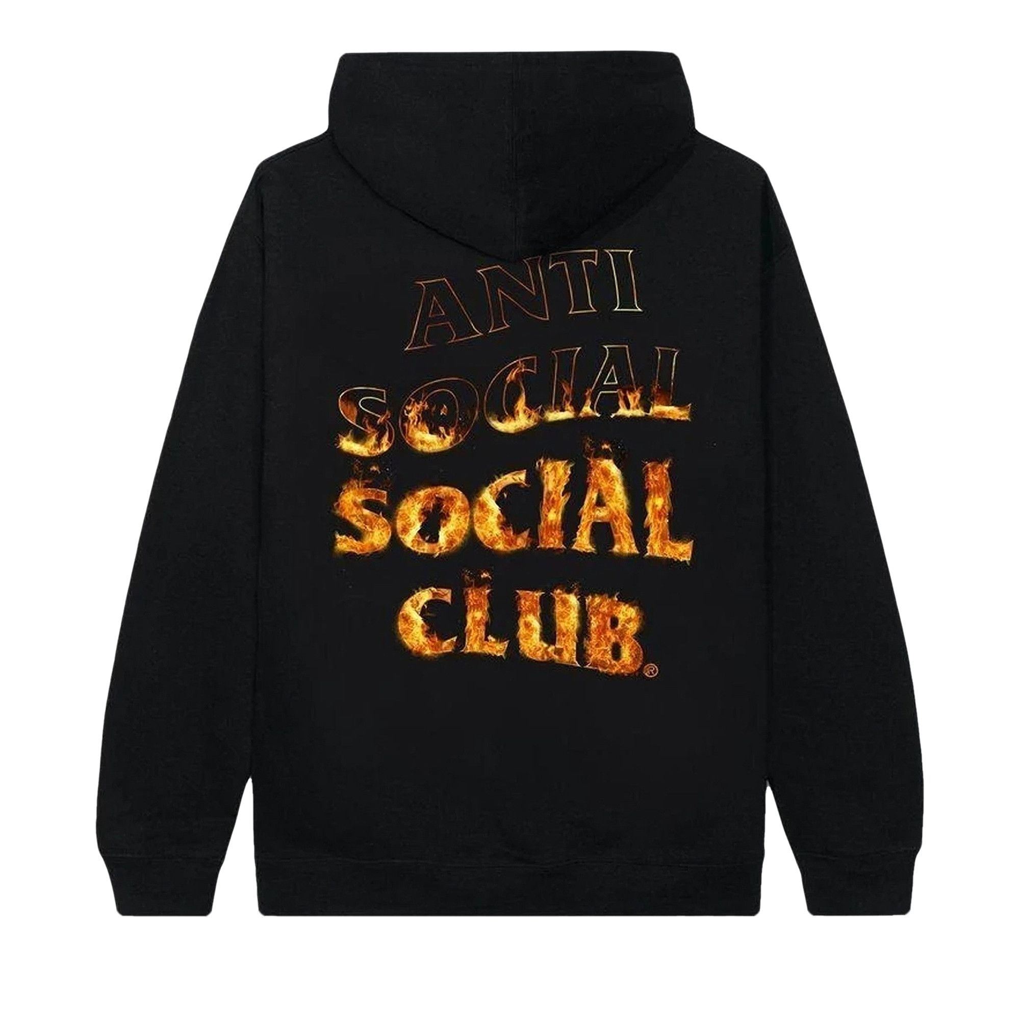 Buy Anti Social Social Club A Fire Inside Flame Hoodie