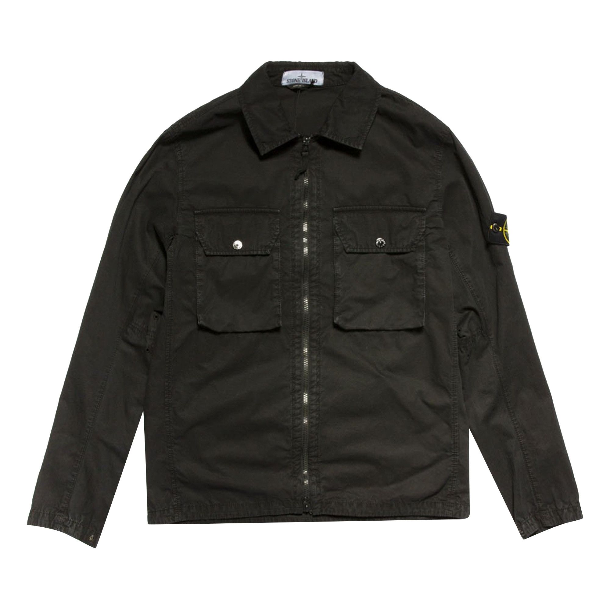 Buy Stone Island 2 Pocket Shirt Jacket 'Black' - 7515113WN V0129 | GOAT