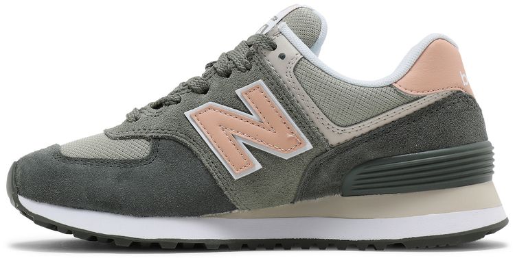 New Balance Wmns 574 Black Spruce Silver Pine
