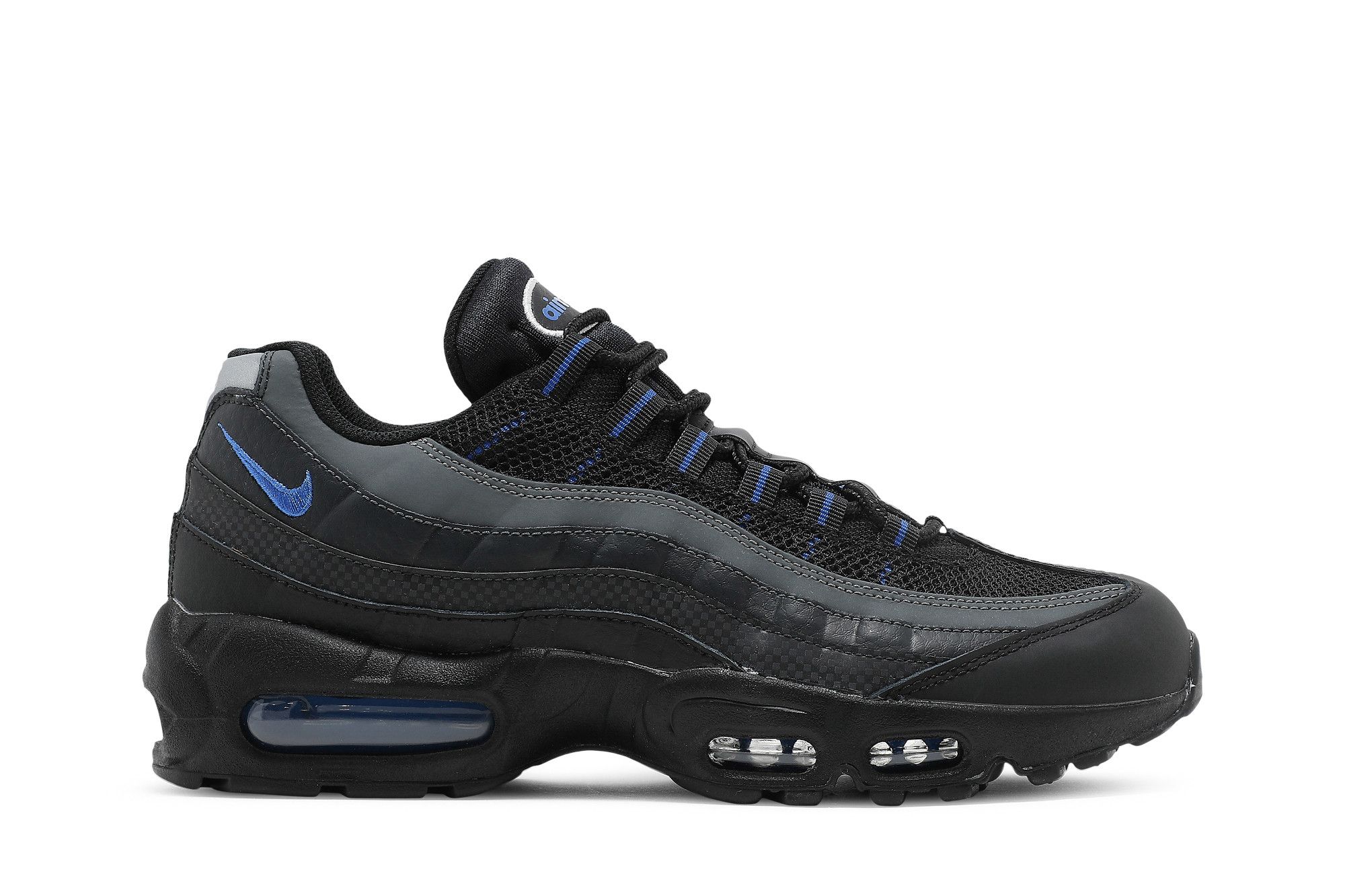 Buy Air Max 95 Essential 'Black Game Royal' - DM9104 001 | GOAT