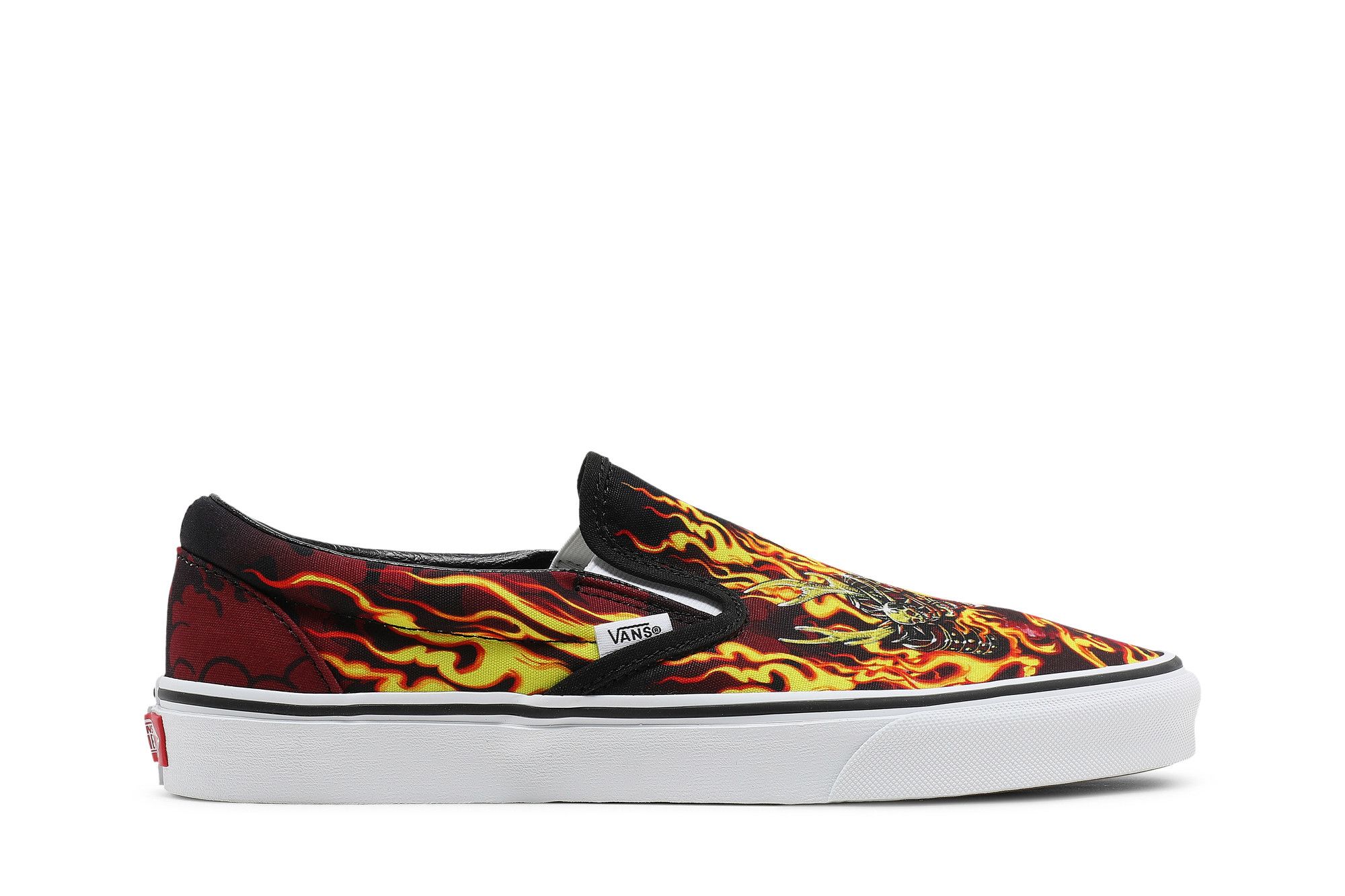 vans slip on samurai rising