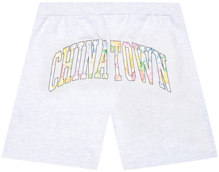 Chinatown Market Watercolor Sweatshorts Ash Grey