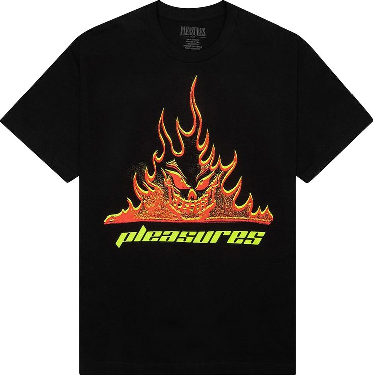 Pleasures Flameboy T Shirt Black