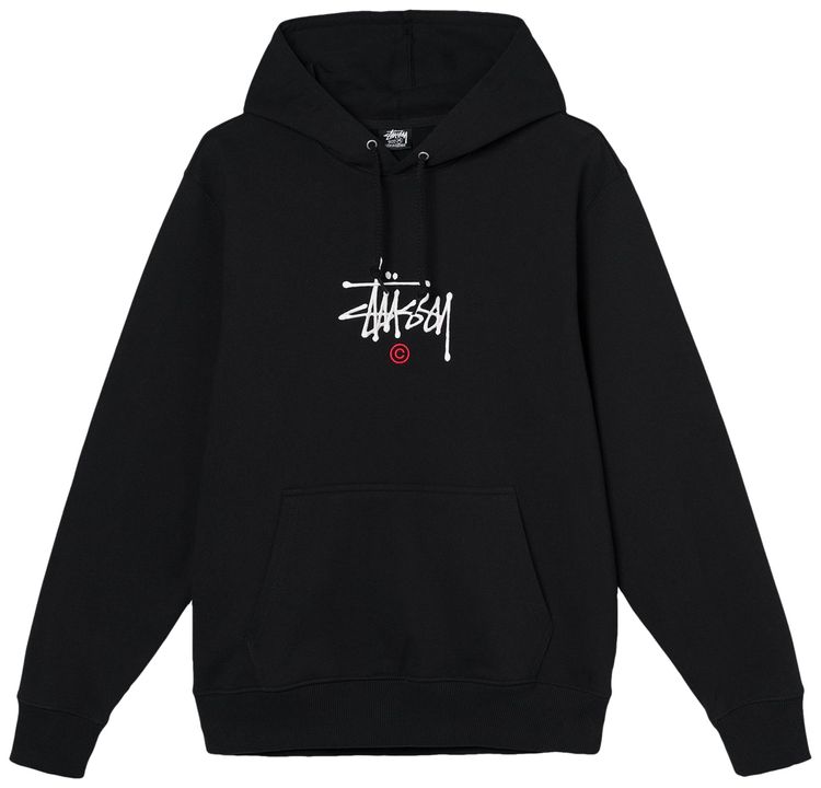 Stussy Copyright Applique Hoodie Black