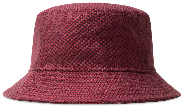 Stussy Jute Weave Bucket Hat Red