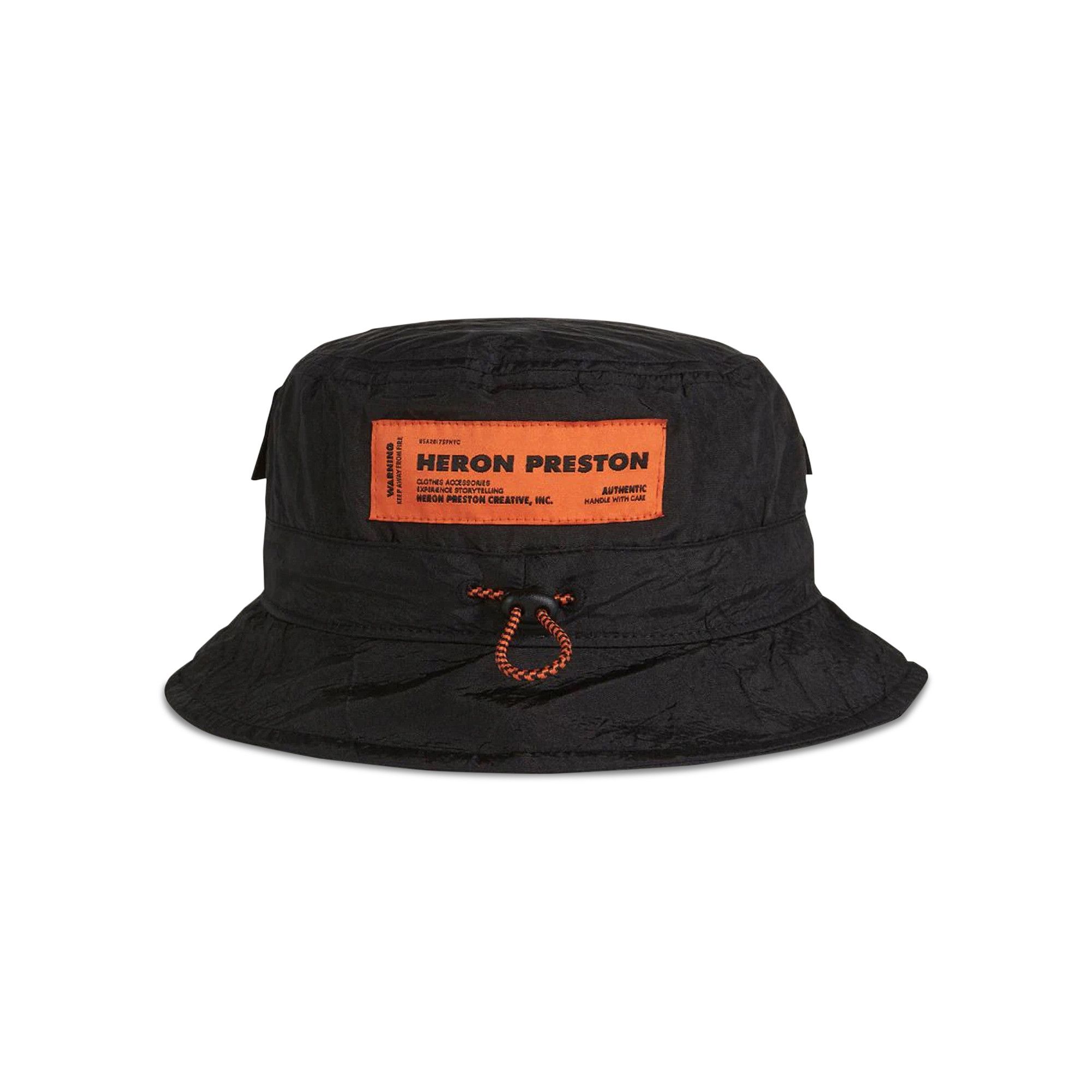 HERON PRESTON ブラック バケットハット Buy Heron Preston Bucket Hat 'Black' - HMLB005F21FAB0011000