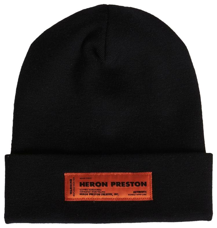 Heron Preston Beanie Black