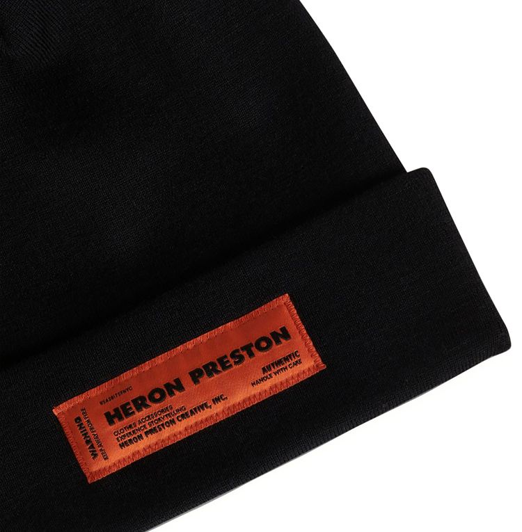Heron Preston Beanie Black