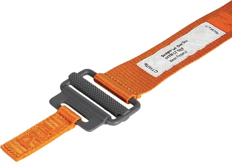 Heron Preston Tape Belt 4CM Orange