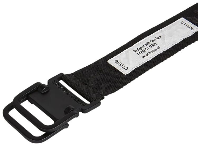 Heron Preston Tactical Tape Belt Black