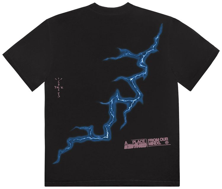 Cactus Jack by Travis Scott For Fragment Danger Tee Black