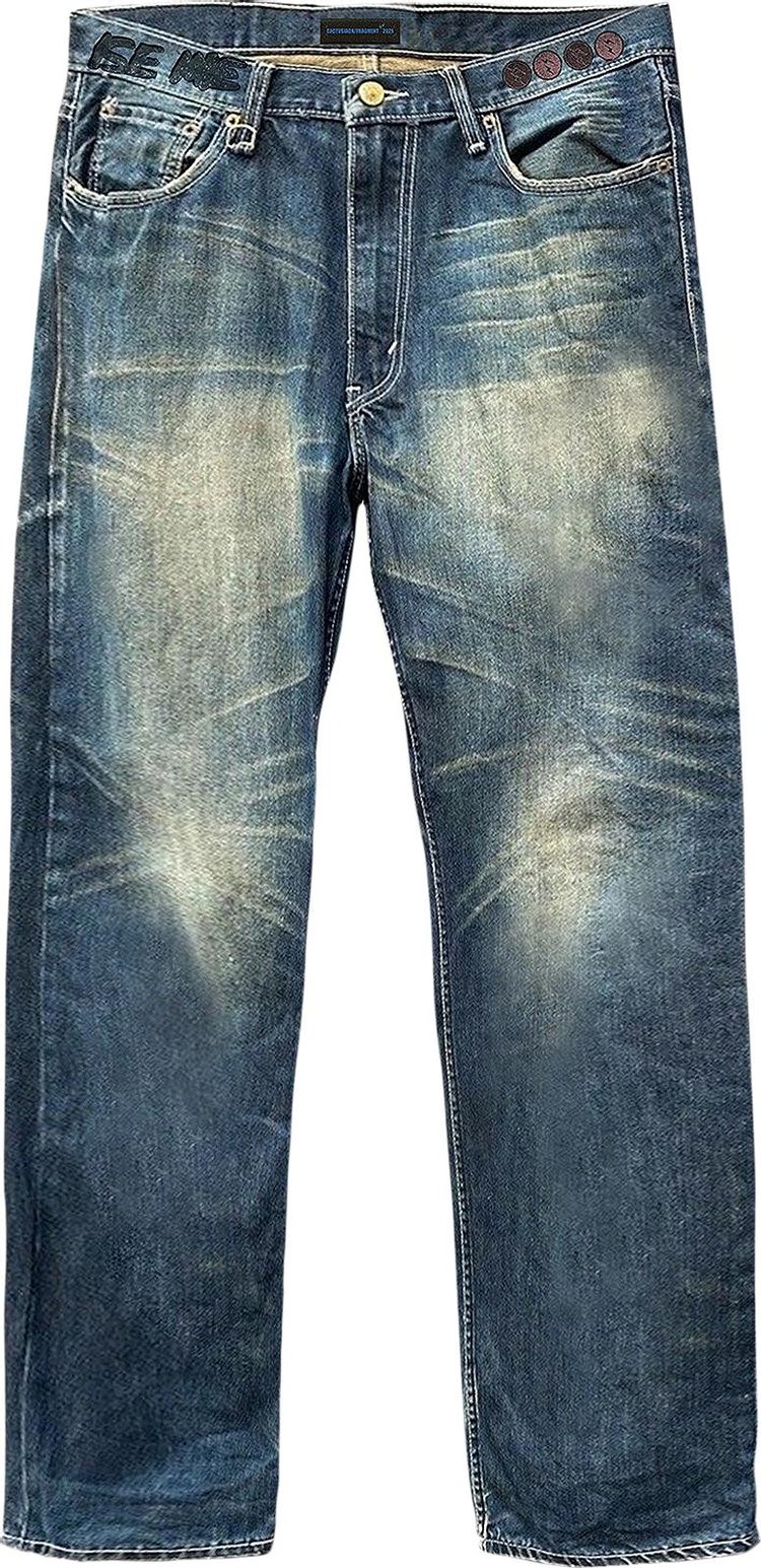 Buy Cactus Jack by Travis Scott For Fragment From Our Minds Denim Pant ...