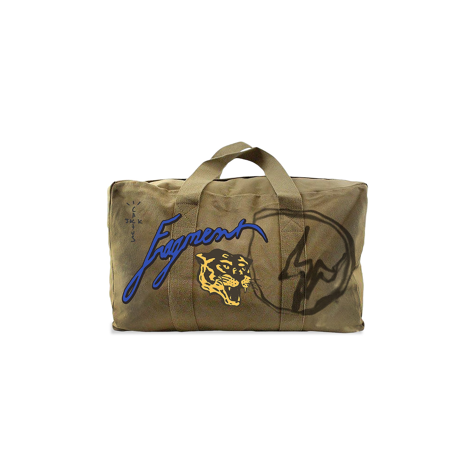 Cactus Jack by Travis Scott For Fragment Icons Duffle 'Olive'