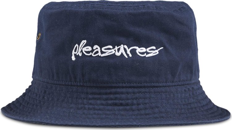 Pleasures Hyde Logo Bucket Hat 'Navy'