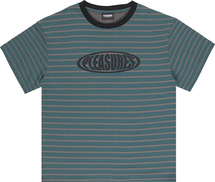 Pleasures Sports Striped Shirt Green