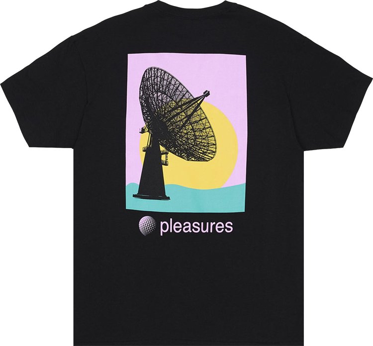 Pleasures Communication T Shirt Black