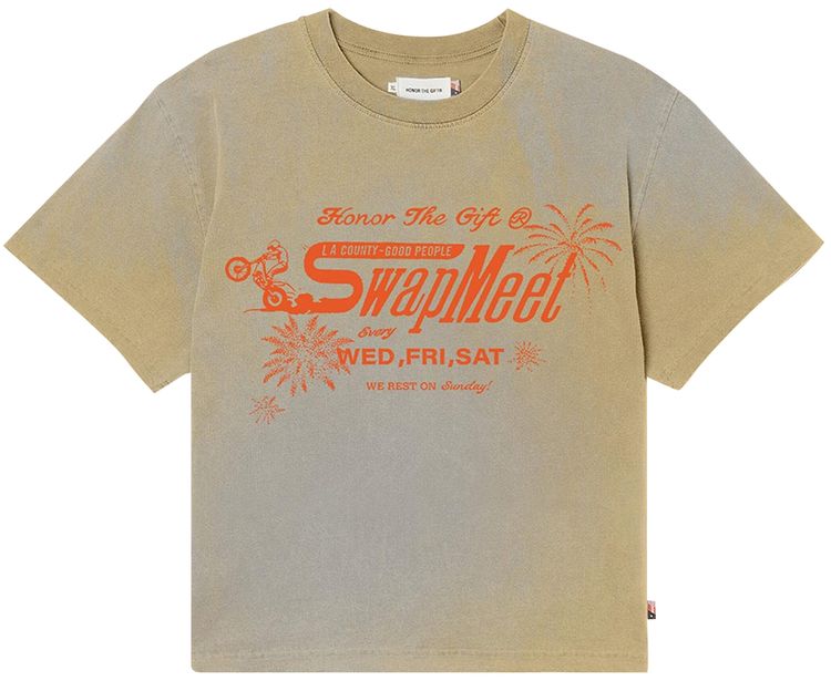 Honor The Gift Summer Swap Meet Tee Rust