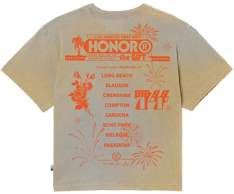 Honor The Gift Summer Swap Meet Tee Rust