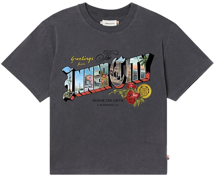 Honor The Gift Summer Greetings Tee Black