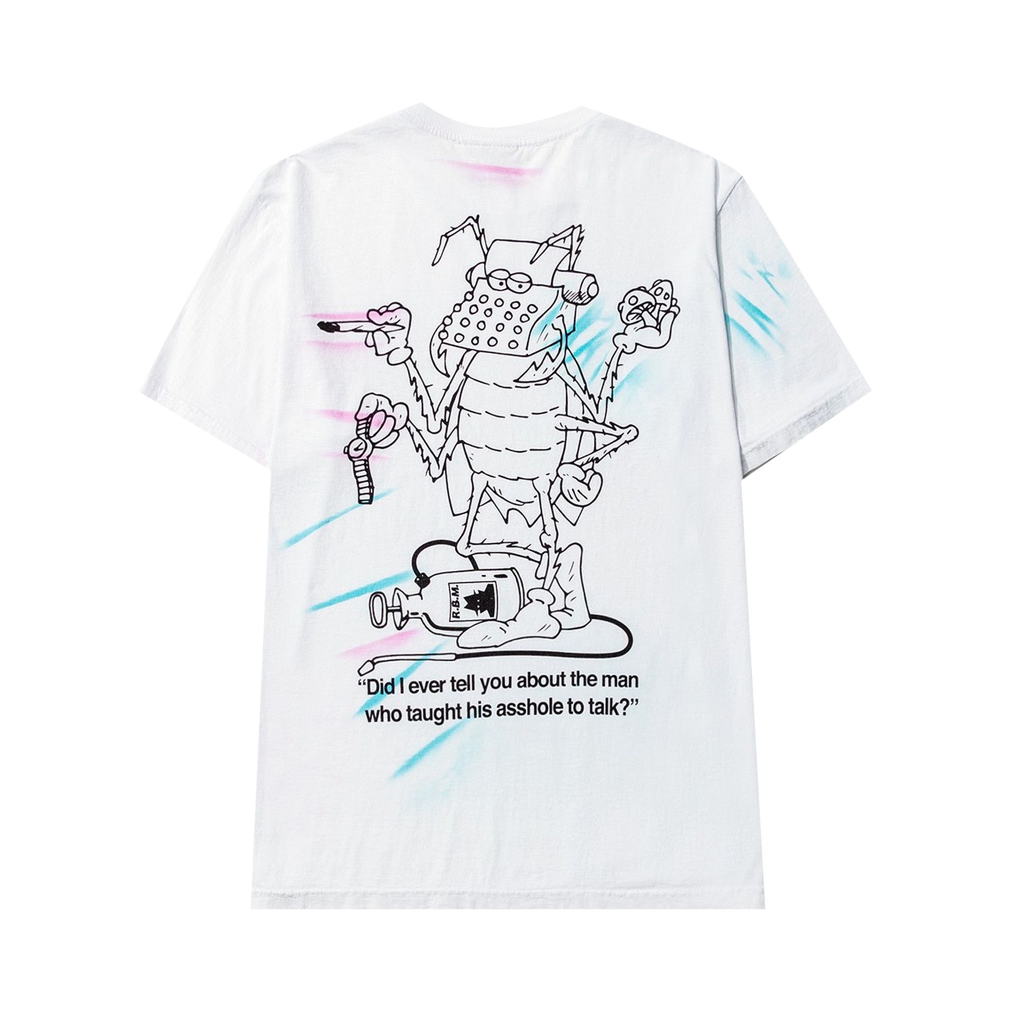 【REAL BAD MAN】THIS IS NOT A PIPE TEE [WHITE] Real Bad Man This Is Not A Pipe Tshirt - White | Garmentory