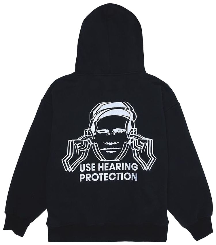 Pleasures Protection Hoodie Black