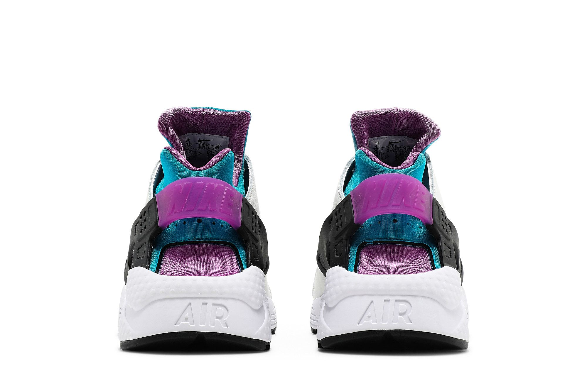 Pink purple and black huaraches shop