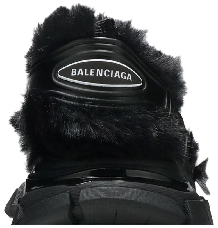Balenciaga Wmns Furry Sandal Black