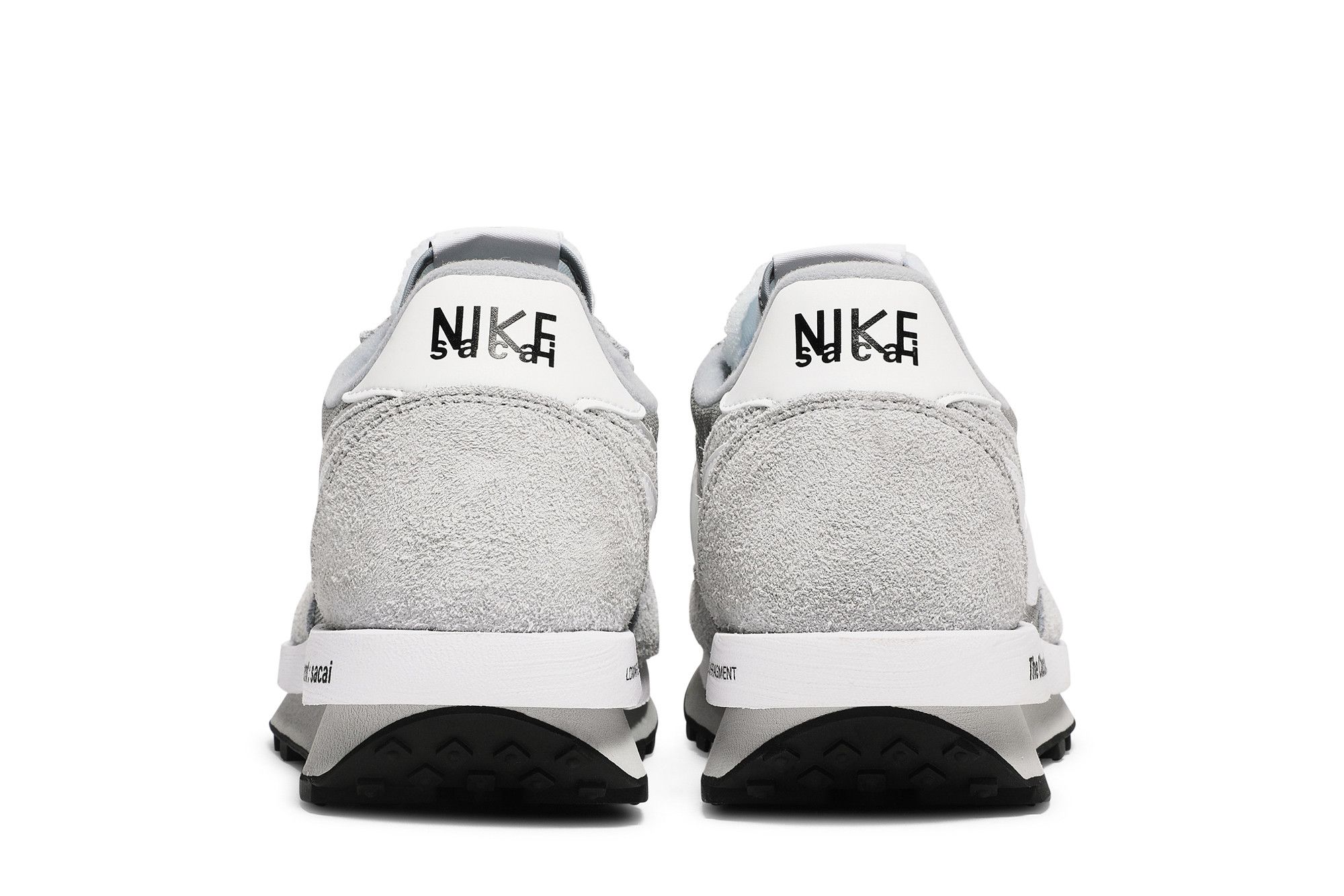 Size 10.0 Fragment Design x sacai x LDV Waffle Light Smoke Grey