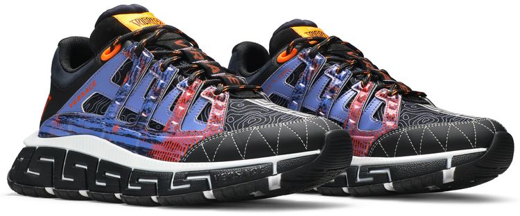 Versace Trigreca Bright Orange Powder Blue